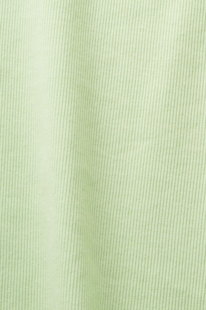 T-shirt med strasslogo, LIGHT GREEN, detail image number 6