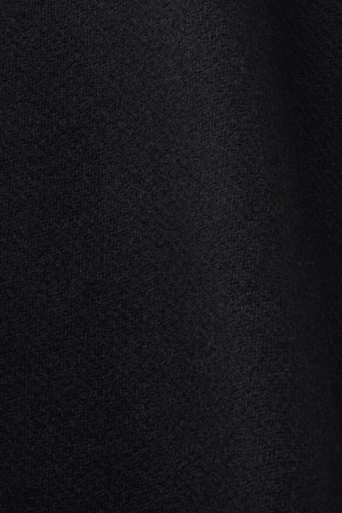 Kappa i ullmix med avtagbar huva, BLACK, detail image number 5