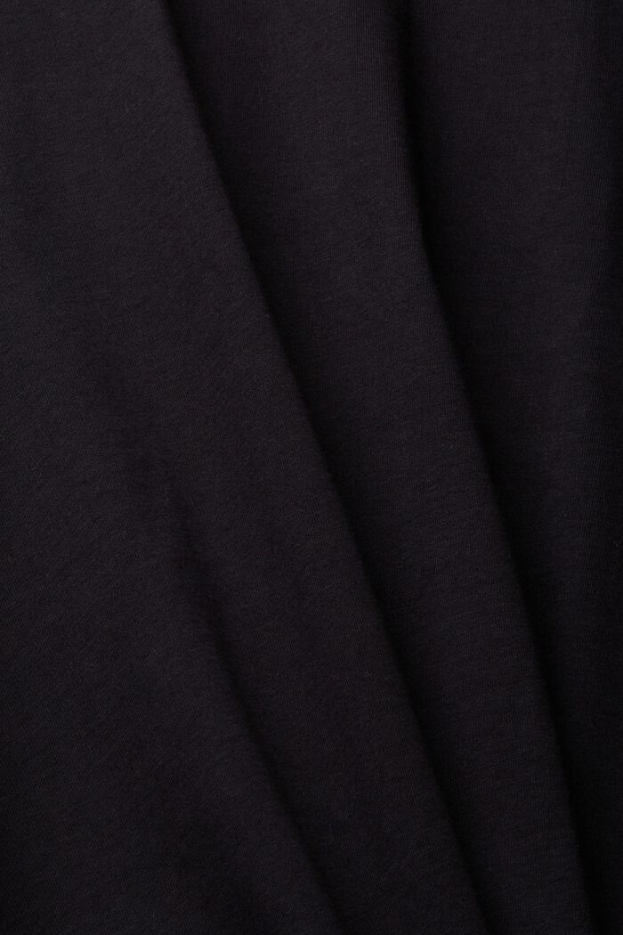 Enfärgad T-shirt, BLACK, detail image number 1
