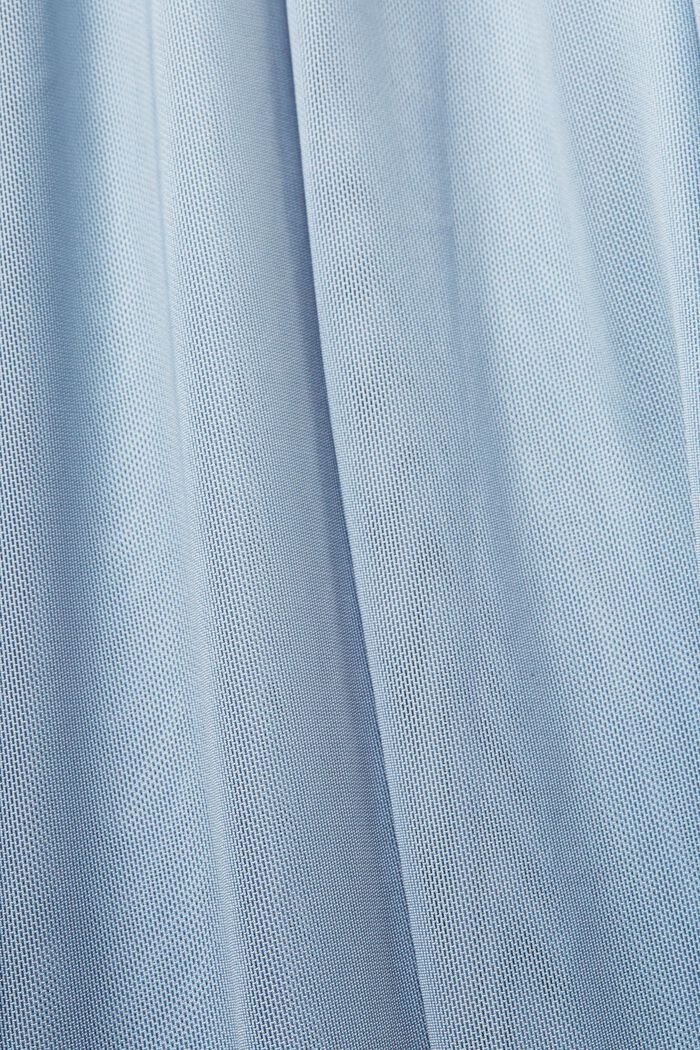 Meshklänning med resår i midjan, LIGHT BLUE LAVENDER, detail image number 5