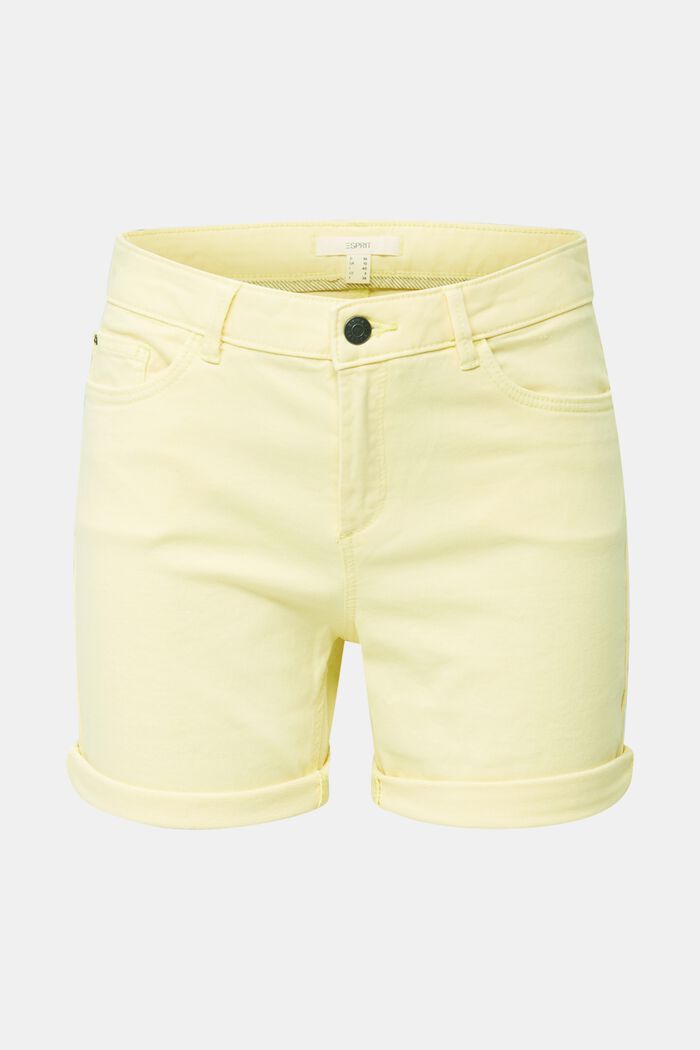REPREVE stretchshorts, återvunnet material, LIME YELLOW, detail image number 0