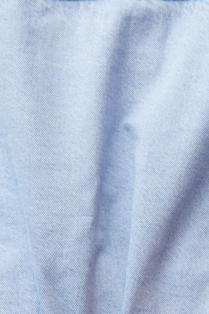 Jeansjacka i patchworklook, BLUE LIGHT WASHED, detail image number 4