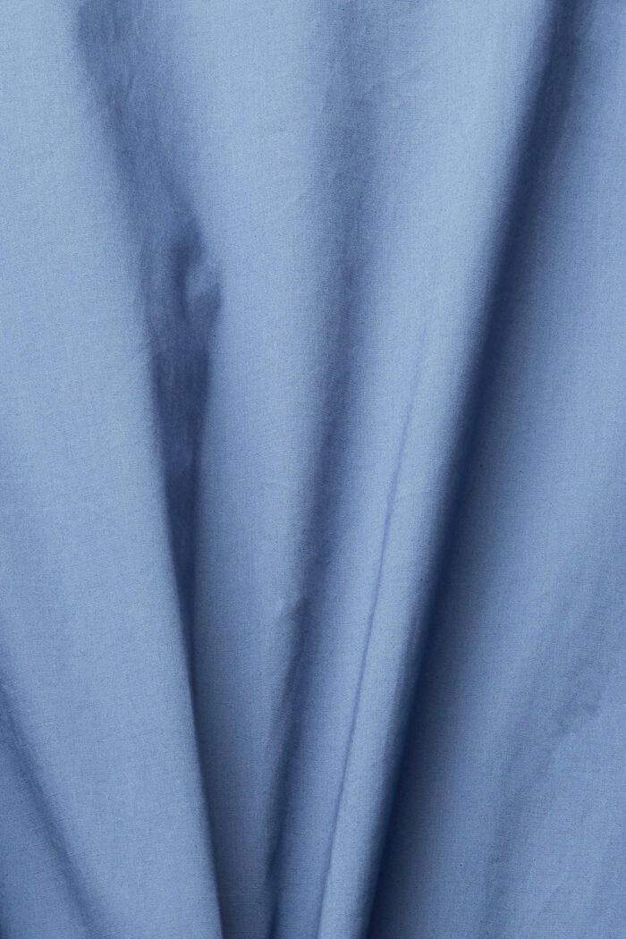 Volangklänning i bomull, GREY BLUE, detail image number 5