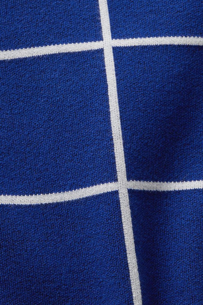 Jacquardstickad minikjol, BRIGHT BLUE, detail image number 6