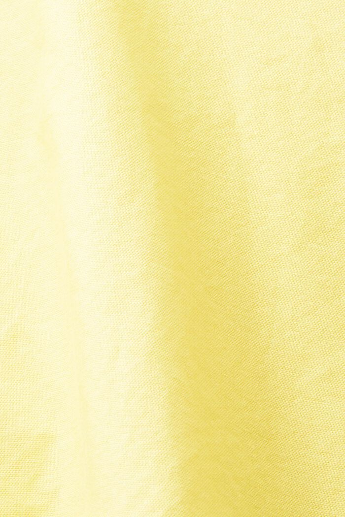 Oxford-skjortblus, LIME YELLOW, detail image number 5