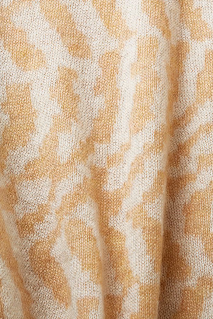 Tröja i blandning av ull och mohair, DUSTY NUDE, detail image number 6