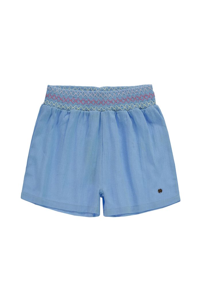 Shorts med krinklad effekt, BRIGHT BLUE, detail image number 3