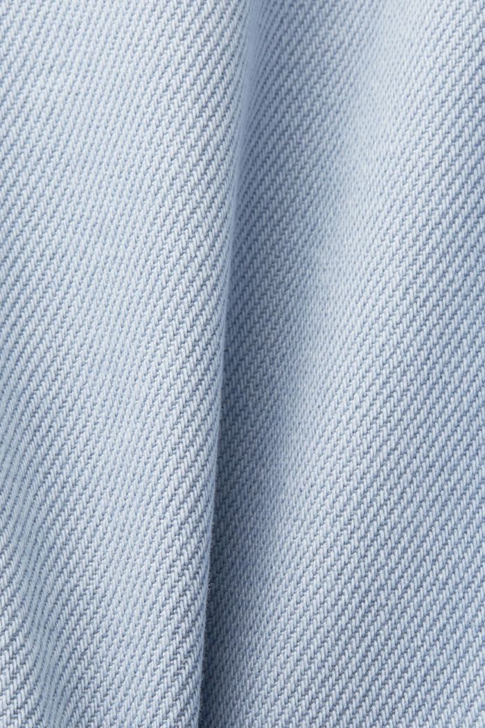 Jeansshorts med hög midja och benslut med rullkant, LIGHT BLUE LAVENDER, detail image number 6