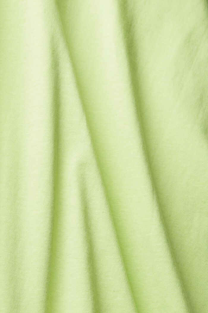 T-shirt i jersey med tryck, 100% bomull, LIGHT GREEN, detail image number 4