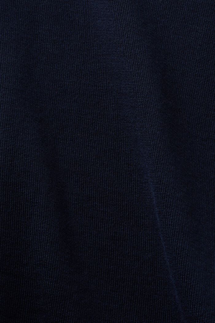 Kortärmad tröja i ull, NAVY, detail image number 5