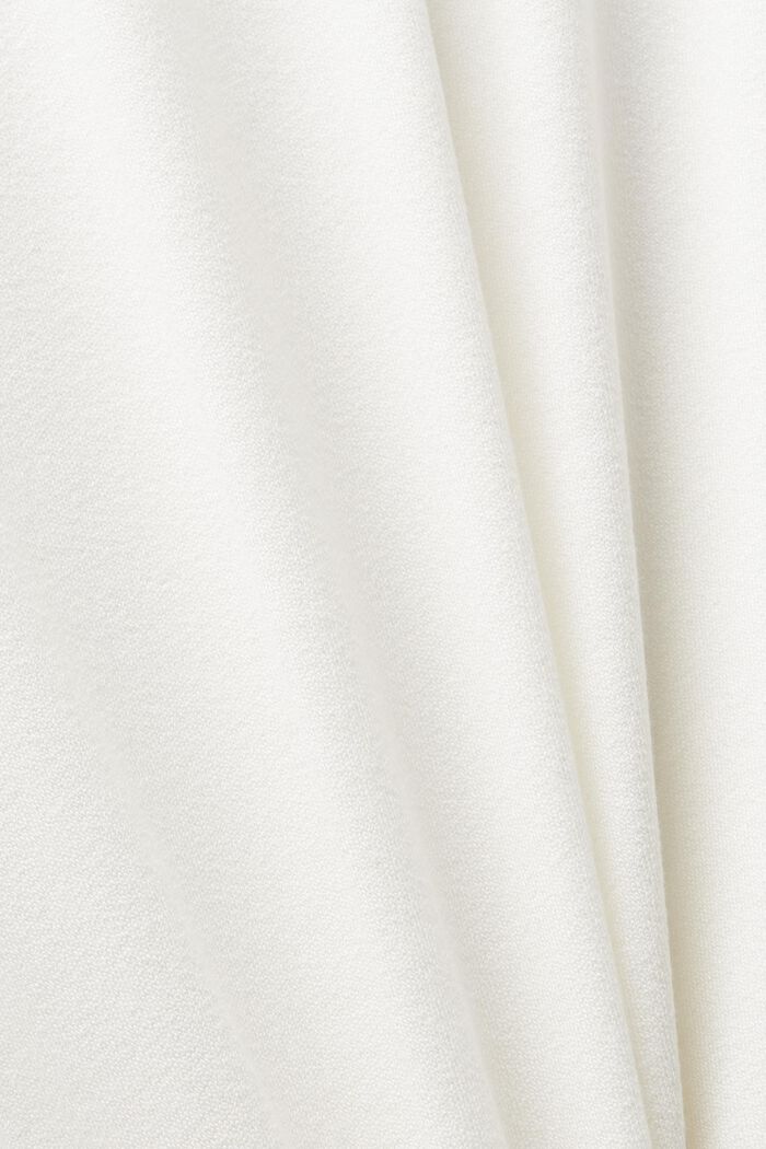 Smockad långärmad tröja, LENZING™ ECOVERO™, OFF WHITE, detail image number 6