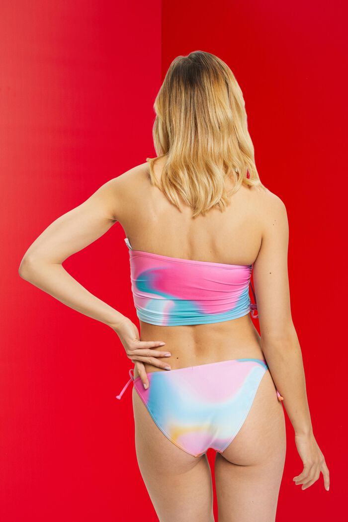 Batikfärgad bikiniunderdel i minimodell, PINK, detail image number 2