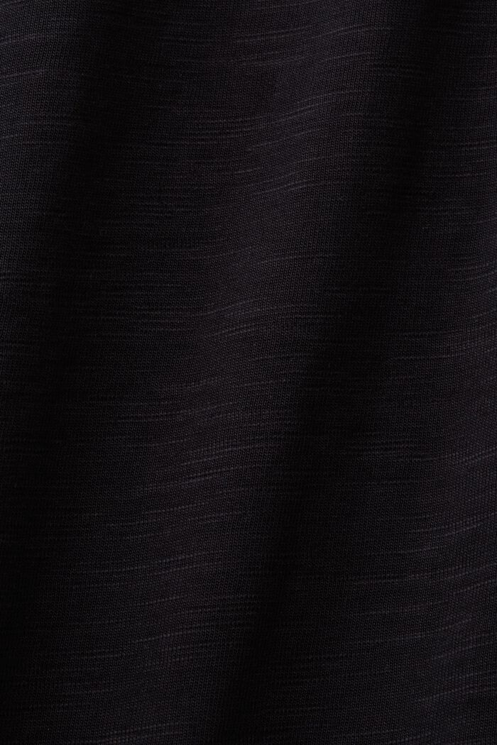 Culottebyxa i jersey, 100% bomull, BLACK, detail image number 5