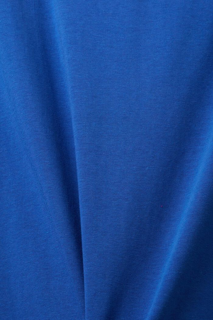 Kortare T-shirt, BRIGHT BLUE, detail image number 5