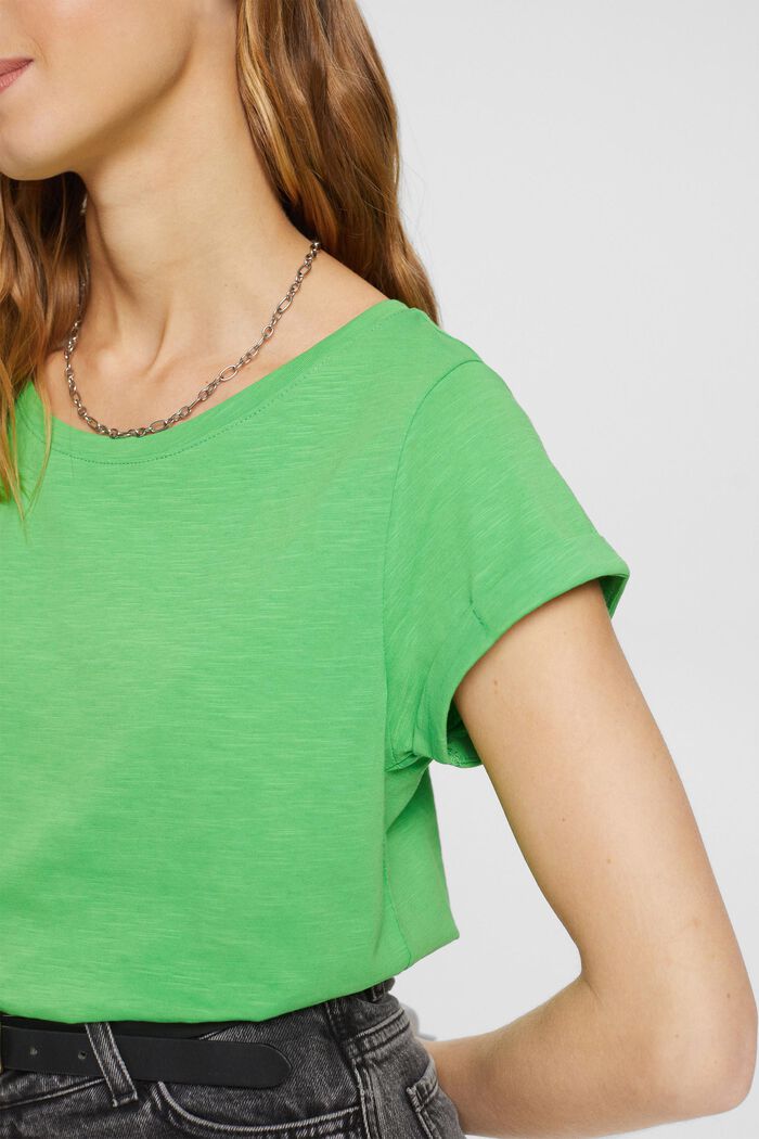 Enfärgad T-shirt, GREEN, detail image number 2