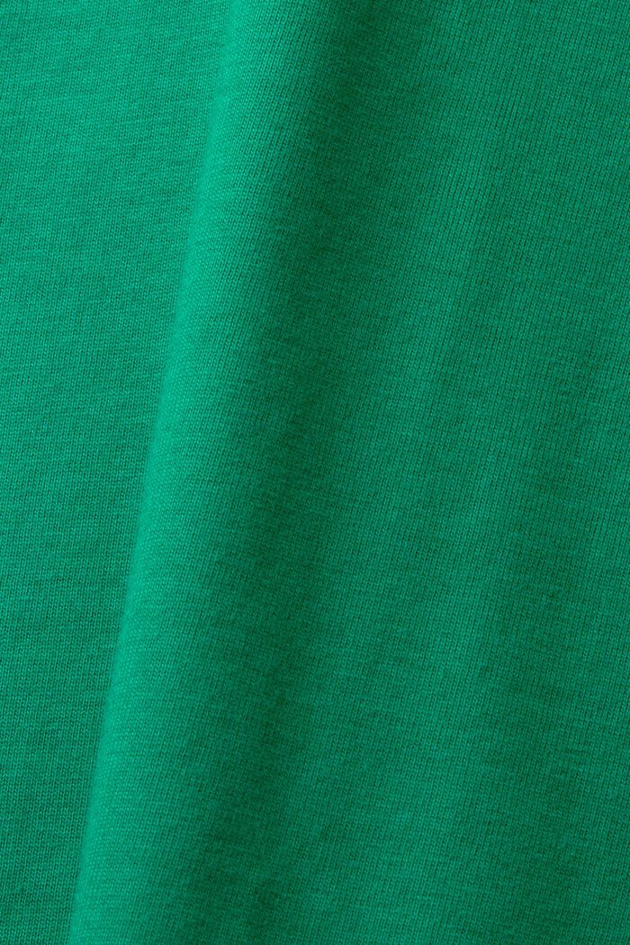 T-shirt i bomull med logotryck, DARK GREEN, detail image number 5
