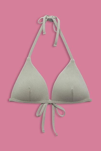 Texturerad bikiniöverdel i trekantsmodell