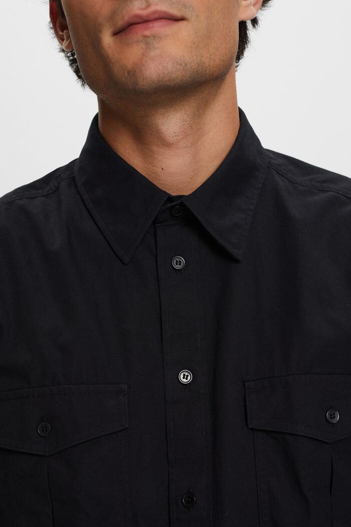 Utilityskjorta i bomull, BLACK, detail image number 2