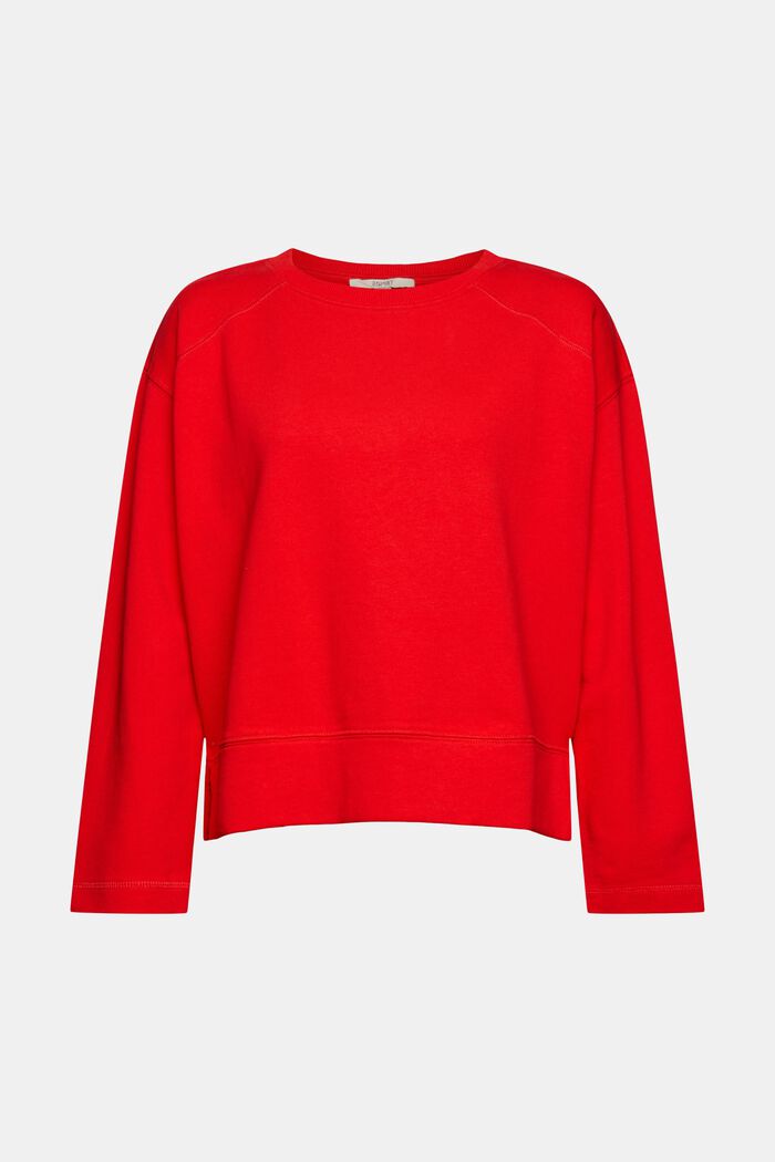 Sweatshirt i ren bomull, ORANGE RED, detail image number 2