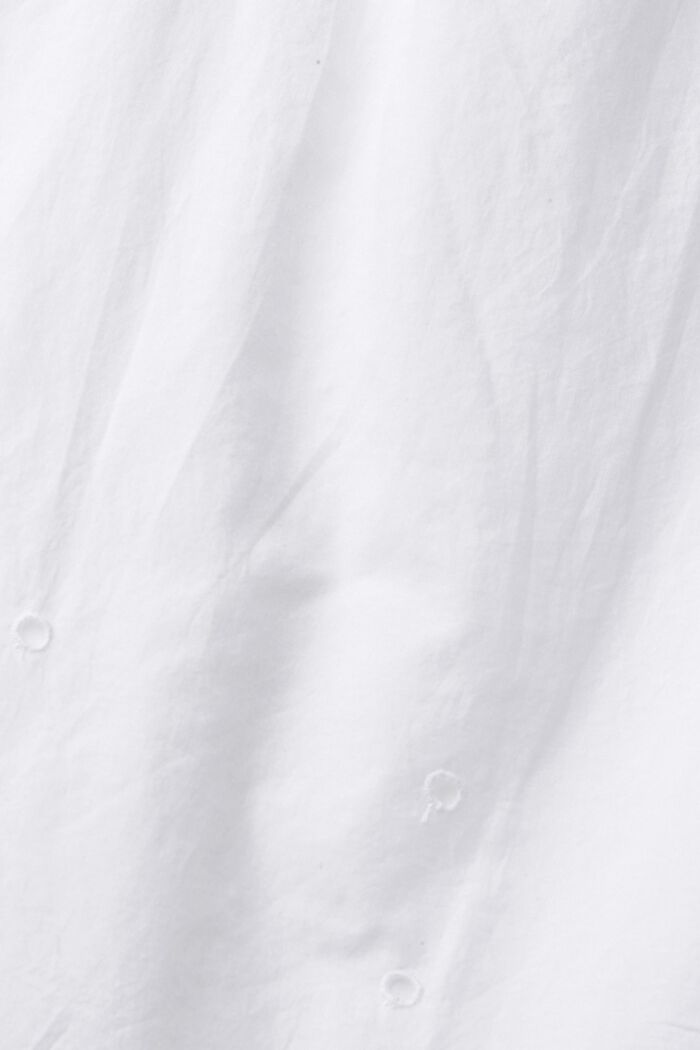 Klänning med hålspets, WHITE, detail image number 5