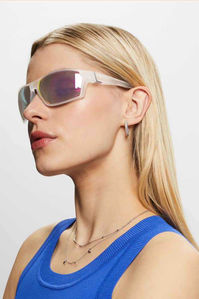 Sportiga solglasögon i unisexmodell, CLEAR, detail image number 5