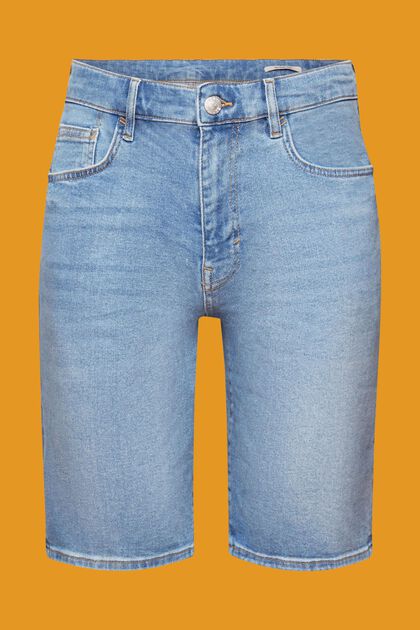 Jeansshorts med ledig smal passform