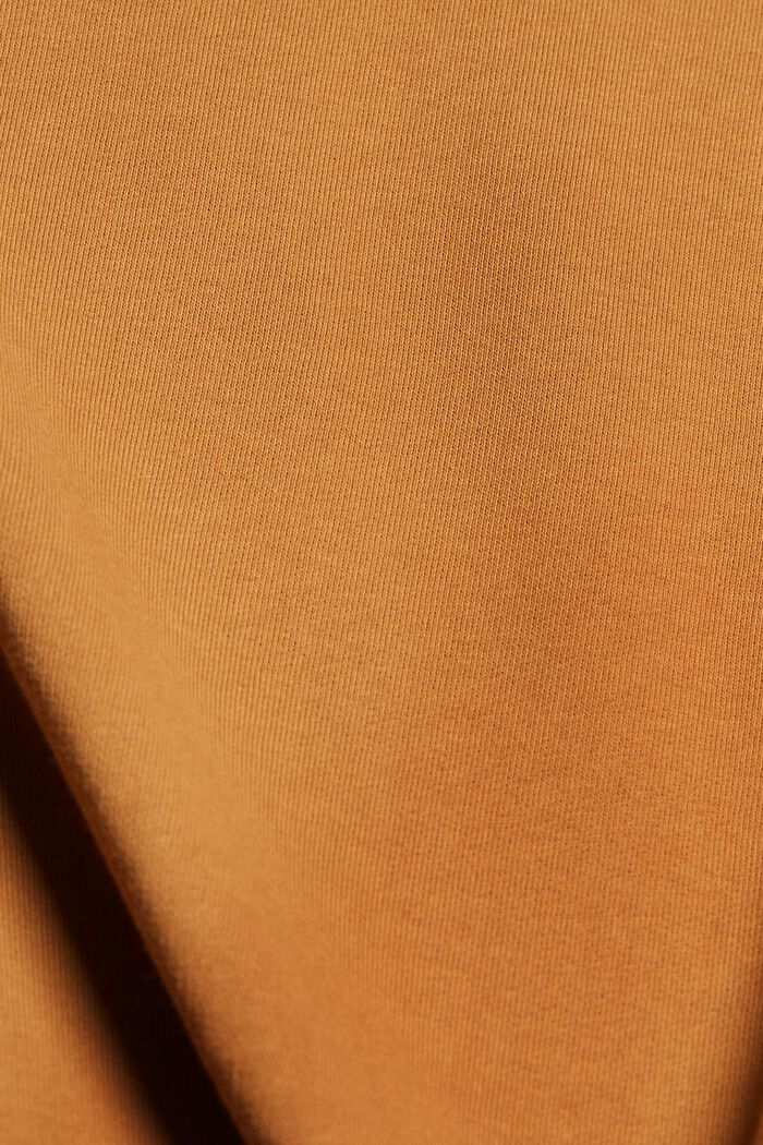 Sweatshirtklänning i materialmix, BARK, detail image number 4
