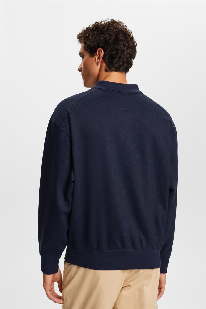 Långärmad sweatshirt, NAVY, detail image number 3