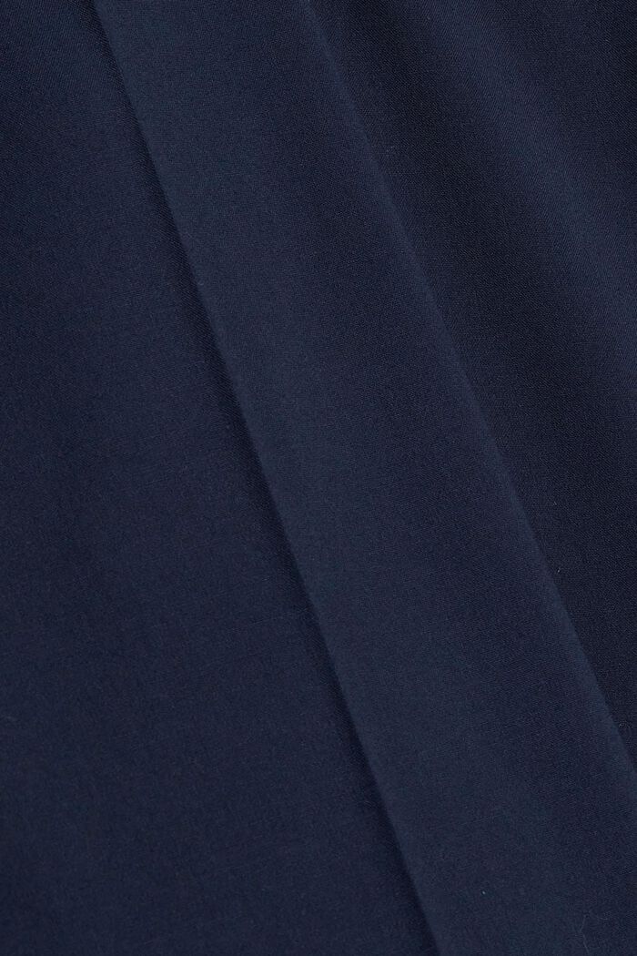 Pants woven high rise straight, NAVY, detail image number 6