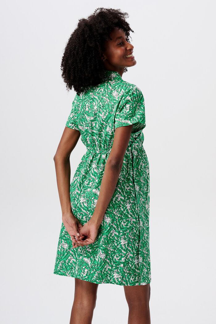 MATERNITY Skjortklänning i omlottdesign, BRIGHT GREEN, detail image number 3