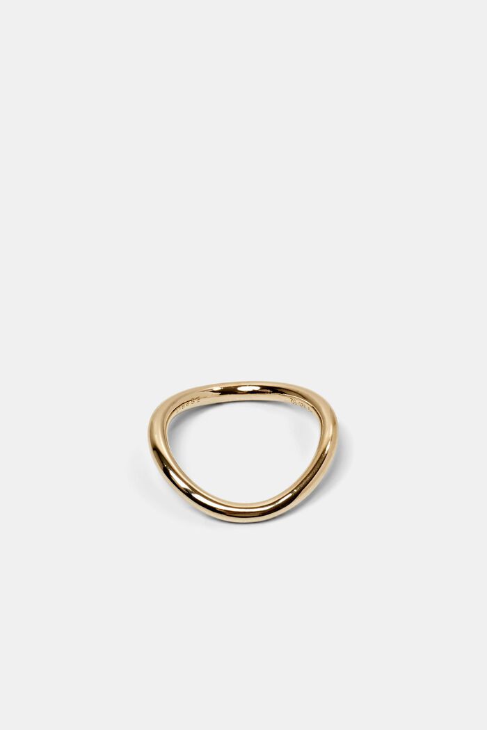 Guldfärgad våg-ring, GOLD, detail image number 0