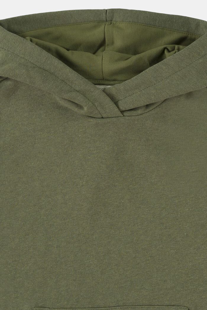 Ärmlös sweatshirt med huva, OLIVE, detail image number 2