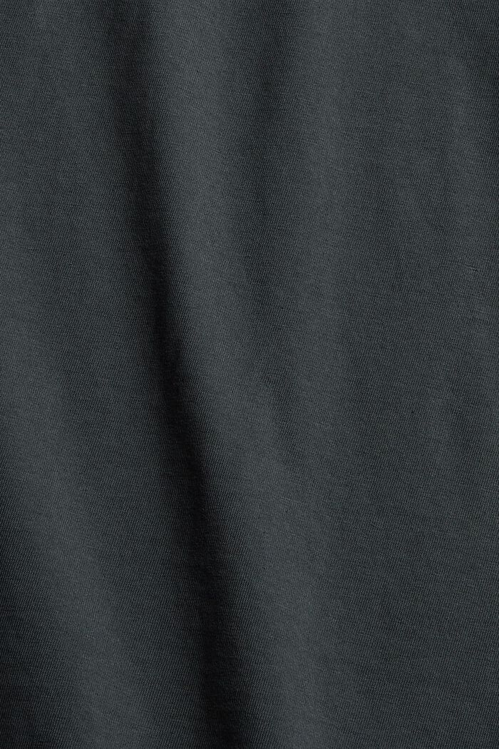 Jersey-T-shirt med bröstficka, TEAL BLUE, detail image number 4