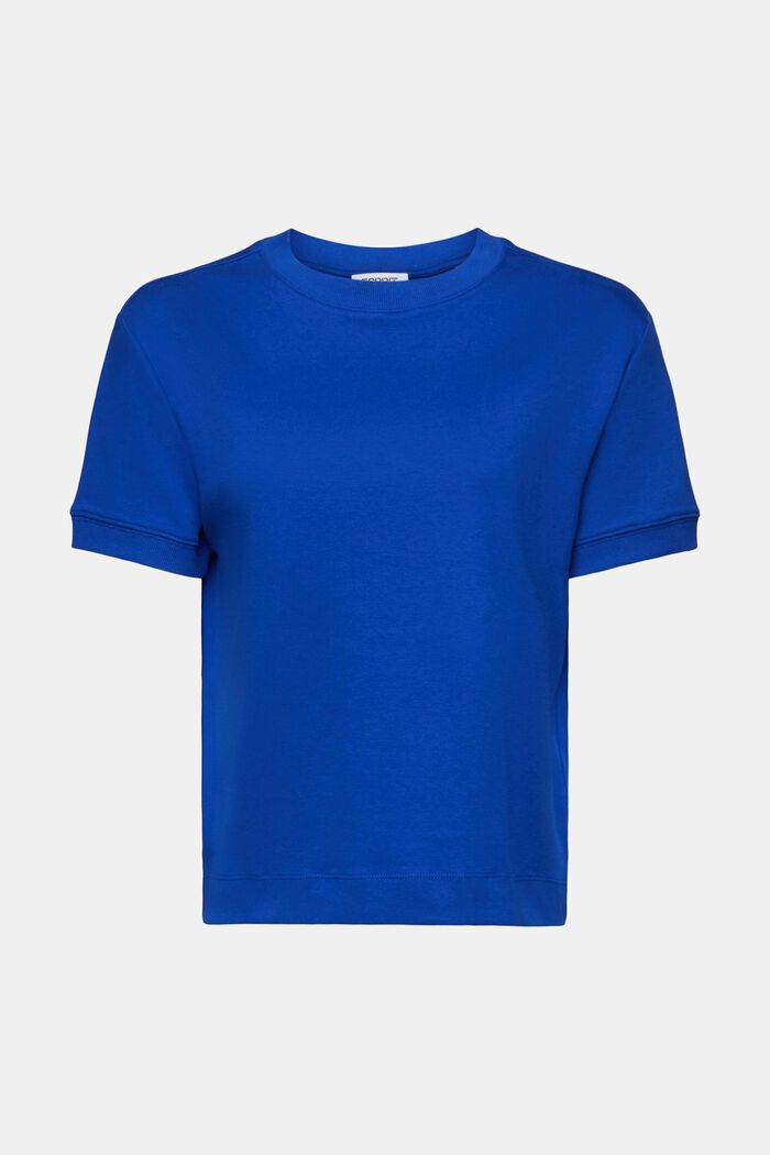 Kortärmad T-shirt med rund ringning, BRIGHT BLUE, detail image number 5