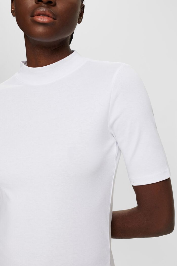 T-shirt i bomull, WHITE, detail image number 2