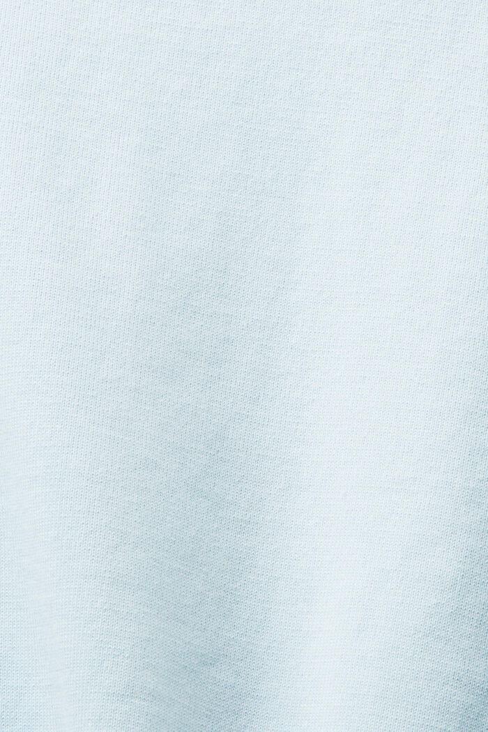 Stickad rundringad tröja, PASTEL BLUE, detail image number 5