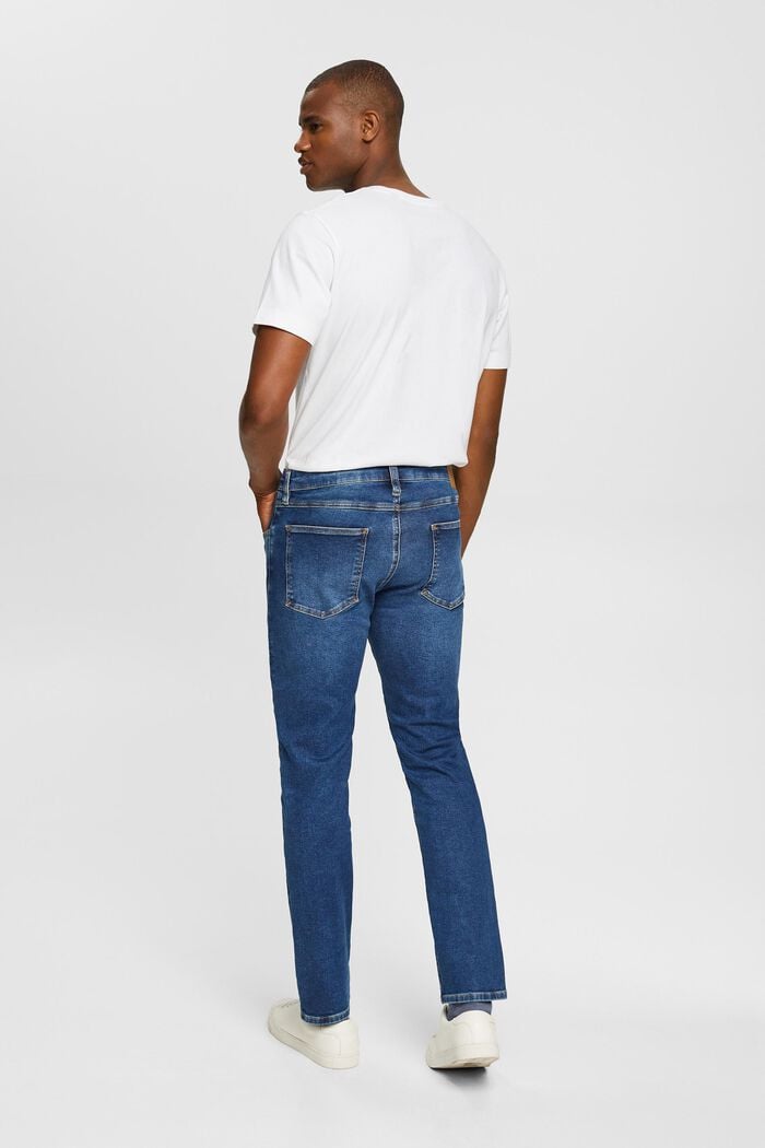 Jeans med smal passform, BLUE MEDIUM WASHED, detail image number 5