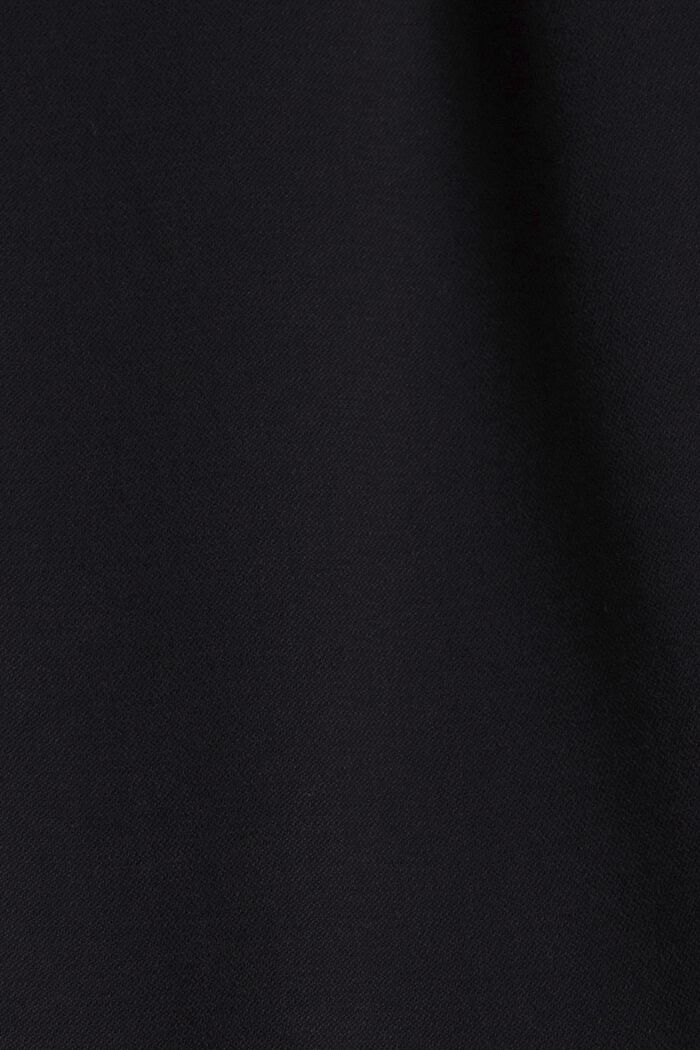 Chinos med hög linning och skärp, BLACK, detail image number 1