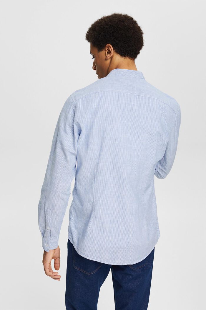 Randig skjorta med små motiv, BRIGHT BLUE, detail image number 3