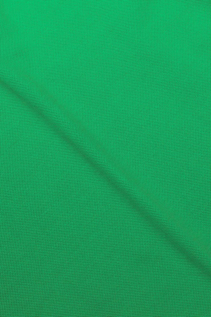 Tenniströja i pimabomullspiké, GREEN, detail image number 4