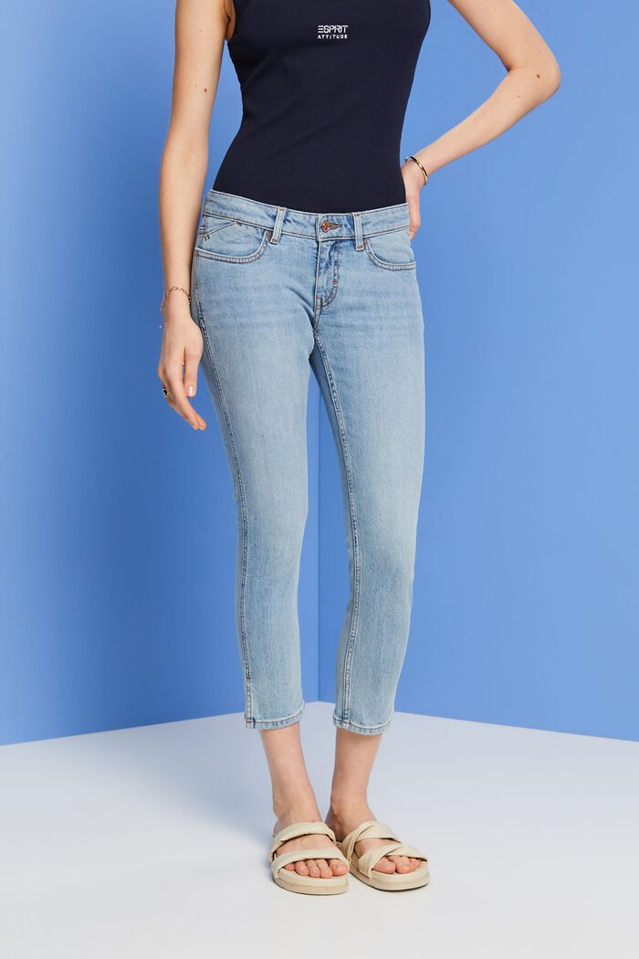 Capri-jeans, BLUE BLEACHED, detail image number 0