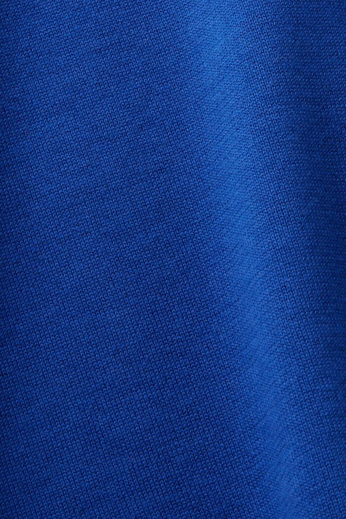 Kortärmad rundringad tröja, BRIGHT BLUE, detail image number 4