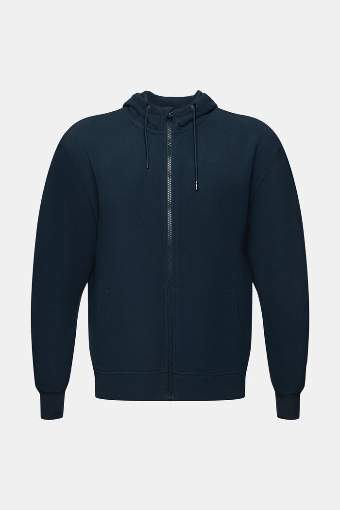 Sweatshirt i fleece med huva, PETROL BLUE, detail image number 6