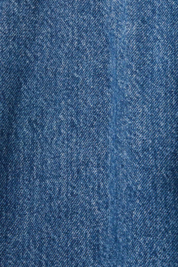 Jeansjacka i hållbar bomullsdenim, BLUE MEDIUM WASHED, detail image number 5