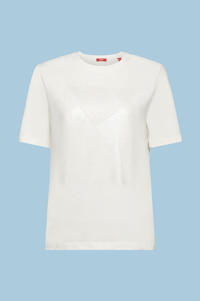 T-shirt med holografiskt tryck, ICE, detail image number 6