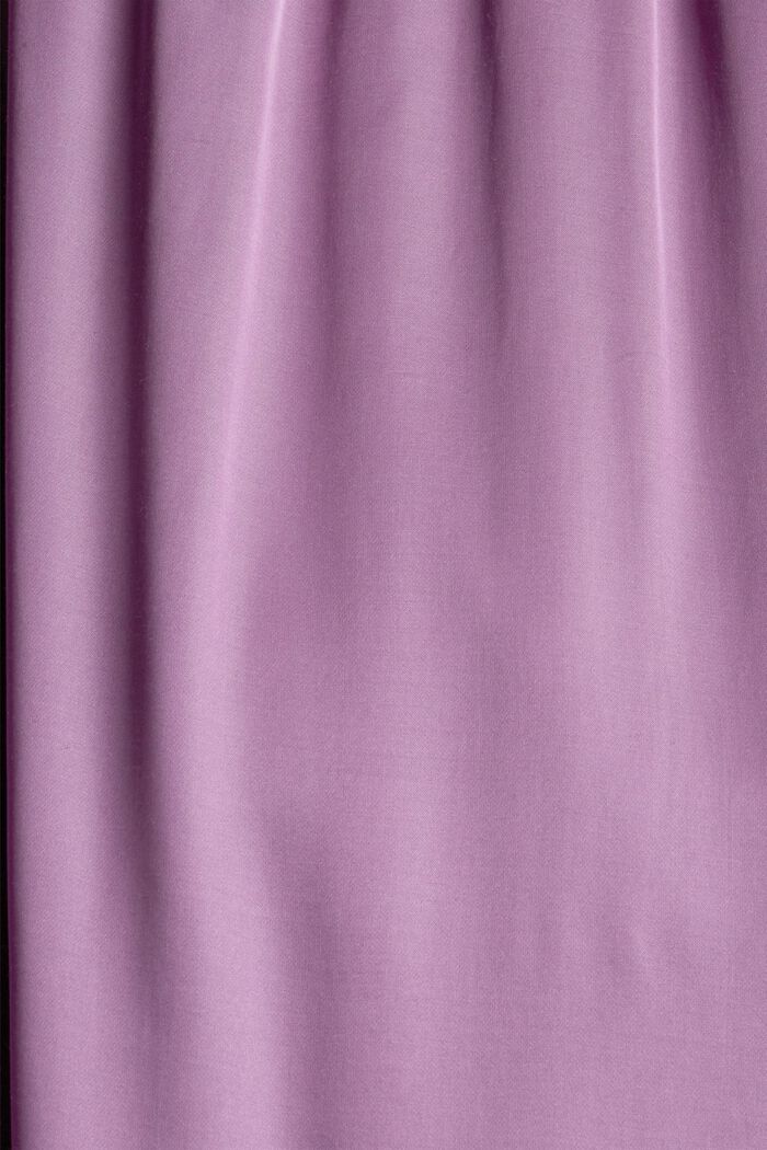 Halterneckklänning i satinlook, LENZING™ ECOVERO™, PURPLE, detail image number 4
