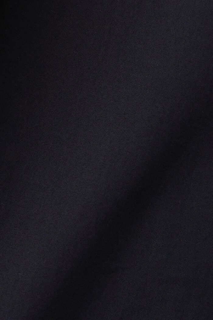 Skjorta i bomull med smal passform, BLACK, detail image number 4
