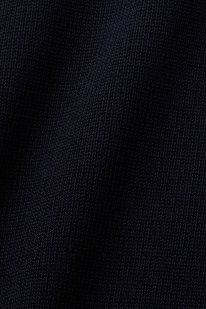 V-ringad tröja i bomull, NAVY, detail image number 5