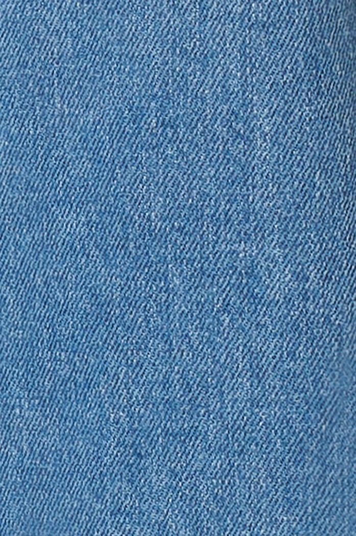 Jeans med kortare ben och mudd över magen, BLUE MEDIUM WASHED, detail image number 3