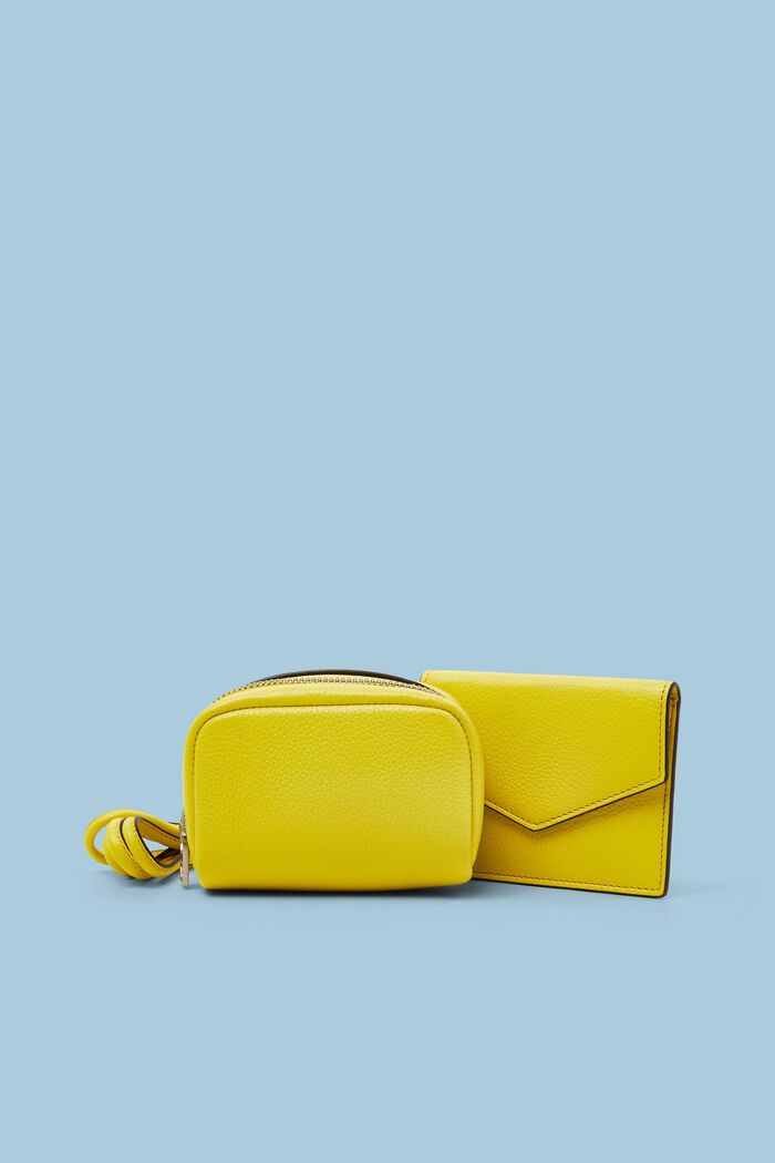 Mini pouch-väska, YELLOW, detail image number 0